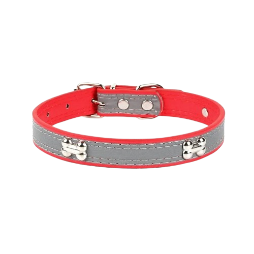 Luminous Leather Dog & Cat Collar - Adjustable & Durable Neck Accessories