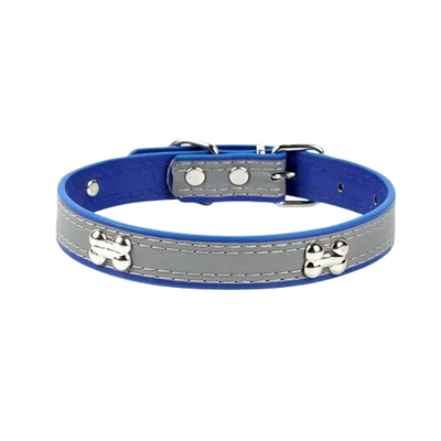 Luminous Leather Dog & Cat Collar - Adjustable & Durable Neck Accessories